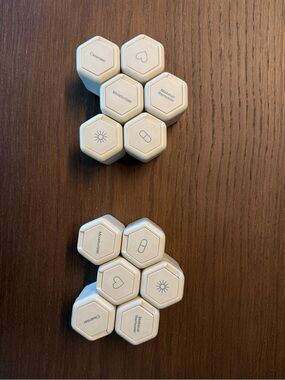 Set of 6 Cadence Capsules in cream